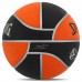 М'яч баскетбольний гумовий SPALDING TF 150 EURO TURK 84506Z розмір 7 чорний-помаранчевий