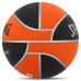 М'яч баскетбольний гумовий SPALDING TF 150 EURO TURK 84506Z розмір 7 чорний-помаранчевий