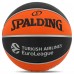 М'яч баскетбольний гумовий SPALDING TF 150 EURO TURK 84506Z розмір 7 чорний-помаранчевий