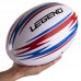 М'яч для регбі LEGEND R-3288 №5 білий-червоний-синій