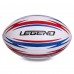 М'яч для регбі LEGEND R-3290 №3 білий-червоний-синій