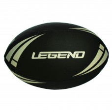 М'яч для регбі LEGEND R-3291 №5 чорний-салатовий