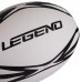 М'яч для регбі LEGEND R-3298 №4 білий-чорний