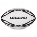 М'яч для регбі гумовий LEGEND R-3297 №5 білий-чорний
