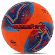М'яч футбольний HIBRED SOCCER STAR RENDER FB-6036 №5 PU помаранчевий