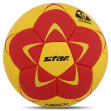 М'яч гандбольний STAR NEW PROFESSIONAL GOLD HB420 размер 0 жовтий-червоний