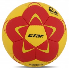 М'яч гандбольний STAR NEW PROFESSIONAL GOLD HB421 размер 1 жовтий-червоний