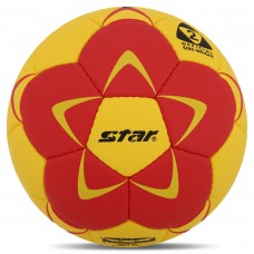 М'яч гандбольний STAR NEW PROFESSIONAL GOLD HB422 размер 2 жовтий-червоний