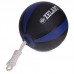 М'яч медичний з мотузкою Tornado Balll Zelart FI-5709-5 5кг чорний-синій
