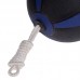 М'яч медичний з мотузкою Tornado Balll Zelart FI-5709-5 5кг чорний-синій