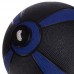 М'яч медичний з мотузкою Tornado Balll Zelart FI-5709-5 5кг чорний-синій