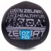 М'яч набивний медичний для кросфіту WALL BALL Zelart FI-2637-7 7кг чорний