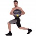 М'яч набивний медичний для кросфіту WALL BALL Zelart FI-2637-9 9кг чорний