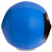 М'яч набивний медичний для кросфіту WALL BALL Zelart FI-5168-5 5кг чорний-синій