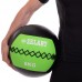 М'яч набивний медичний для кросфіту WALL BALL Zelart FI-5168-8 8кг чорний-зелений