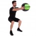 М'яч набивний медичний для кросфіту WALL BALL Zelart FI-5168-8 8кг чорний-зелений