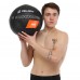 М'яч набивний медичний для кросфіту WALL BALL Zelart TA-7822-3 вага-3кг чорний