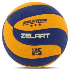 М'яч волейбольний ZELART VB-2024 №5 PU клеєний