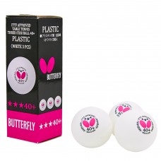Набір м'ячів для настільного тенісу BUTTERFLY 95710270 3star 3шт білий