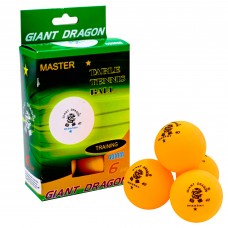 Набір м'ячів для настільного тенісу GIANT DRAGON MASTER MT-5693 1star 6шт помаранчевий
