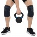 Наколінники для присідань зі штангою KNEE SLEEVE EZOUS A-06 2шт S-XL чорний