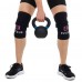 Наколінники для присідань зі штангою SQUAT KNEECAP EZOUS A-01 2шт S-XL чорний