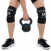 Наколінники для присідань зі штангою SQUAT KNEECAP EZOUS A-02 2шт S-XL чорний