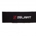 Напульсник шкіряний спортивний фіксатор для зап'ястя Zelart SB-167054 2шт чорний