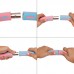 Обруч масажний Хула Хуп Hula Hoop CIMA BY-6181 8 секцій рожевий-блакитний