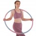 Обруч масажний Хула Хуп Hula Hoop CIMA BY-6181 8 секцій рожевий-блакитний
