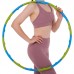 Обруч масажний Хула Хуп Hula Hoop FHAVK FI-1560 16 секцій салатовий-синій