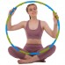 Обруч масажний Хула Хуп Hula Hoop FHAVK FI-1560 16 секцій салатовий-синій