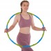 Обруч масажний Хула Хуп Hula Hoop FHAVK FI-1560 16 секцій салатовий-синій