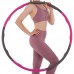 Обруч масажний Хула Хуп Hula Hoop Zelart FI-тисяча п'ятсот п'ятьдесят вісім 6 секцій рожевий-сірий