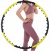 Обруч масажний Хула Хуп SP-Planeta Hula Hoop DOUBLE GRACE MAGNETIC JS-6001 8 секцій жовтий-чорний
