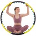 Обруч масажний Хула Хуп SP-Planeta Hula Hoop DOUBLE GRACE MAGNETIC JS-6001 8 секцій жовтий-чорний