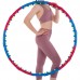 Обруч масажний Хула Хуп SP-Planeta Hula Hoop DOUBLE GRACE MAGNETIC JS-6003 8 секцій синій-рожевий
