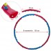 Обруч масажний Хула Хуп SP-Planeta Hula Hoop DOUBLE GRACE MAGNETIC JS-6003 8 секцій синій-рожевий