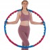 Обруч масажний Хула Хуп SP-Planeta Hula Hoop DOUBLE GRACE MAGNETIC JS-6003 8 секцій синій-рожевий