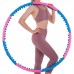 Обруч масажний Хула Хуп SP-Planeta Hula Hoop DOUBLE GRACE MAGNETIC JS-6008 8 секцій рожевий-синій