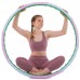Обруч масажний Хула Хуп SP-Planeta Hula Hoop DOUBLE GRACE MAGNETIC JS-6019 8 секцій бузково-блакитний