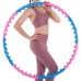 Обруч масажний Хула Хуп SP-Planeta Hula Hoop DYNAMIC JIESEN HOOP JS-6011 8 секцій рожевий-синій