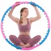 Обруч масажний Хула Хуп SP-Planeta Hula Hoop DYNAMIC JIESEN HOOP JS-6011 8 секцій рожевий-синій