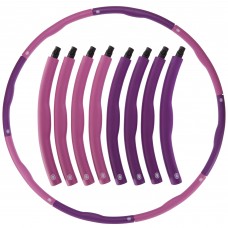 Обруч масажний Хула Хуп SP-Planeta Hula Hoop FITNESS RING SL-3012 8 секцій фіолетовий-рожевий