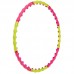 Обруч масажний Хула Хуп SP-Planeta Hula Hoop SPORT HOOP JS-6013 8 секцій рожевий-лимонний