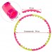 Обруч масажний Хула Хуп SP-Planeta Hula Hoop SPORT HOOP JS-6013 8 секцій рожевий-лимонний