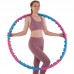Обруч масажний Хула Хуп SP-Planeta Hula Hoop SUPER WIDE 3002 8 секцій рожевий-блакитний