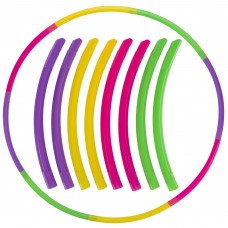 Обруч складний Хула Хуп Hula Hoop SP-Sport FI-338 8 секцій різнокольоровий