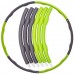 Обруч складний м'який Хула Хуп Hula Hoop SP-Sport K610 6 секцій двоколірний