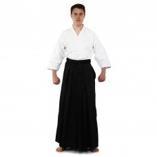 Одяг для Kendo, Iaido Aikido тренерувальний костюм Кендо, топи кендоги шани Хакама SP-Sport CO-8873 155-190см білий-чорний